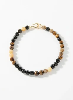 Large tiger's eye bead necklace