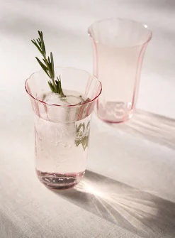 Large tulip-shaped glasses