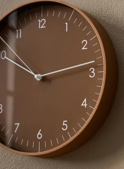 Latte round wall clock