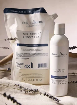 Lavender shower gel with refill