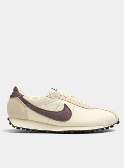 LD-1000 Premium cream and lilac sneakers