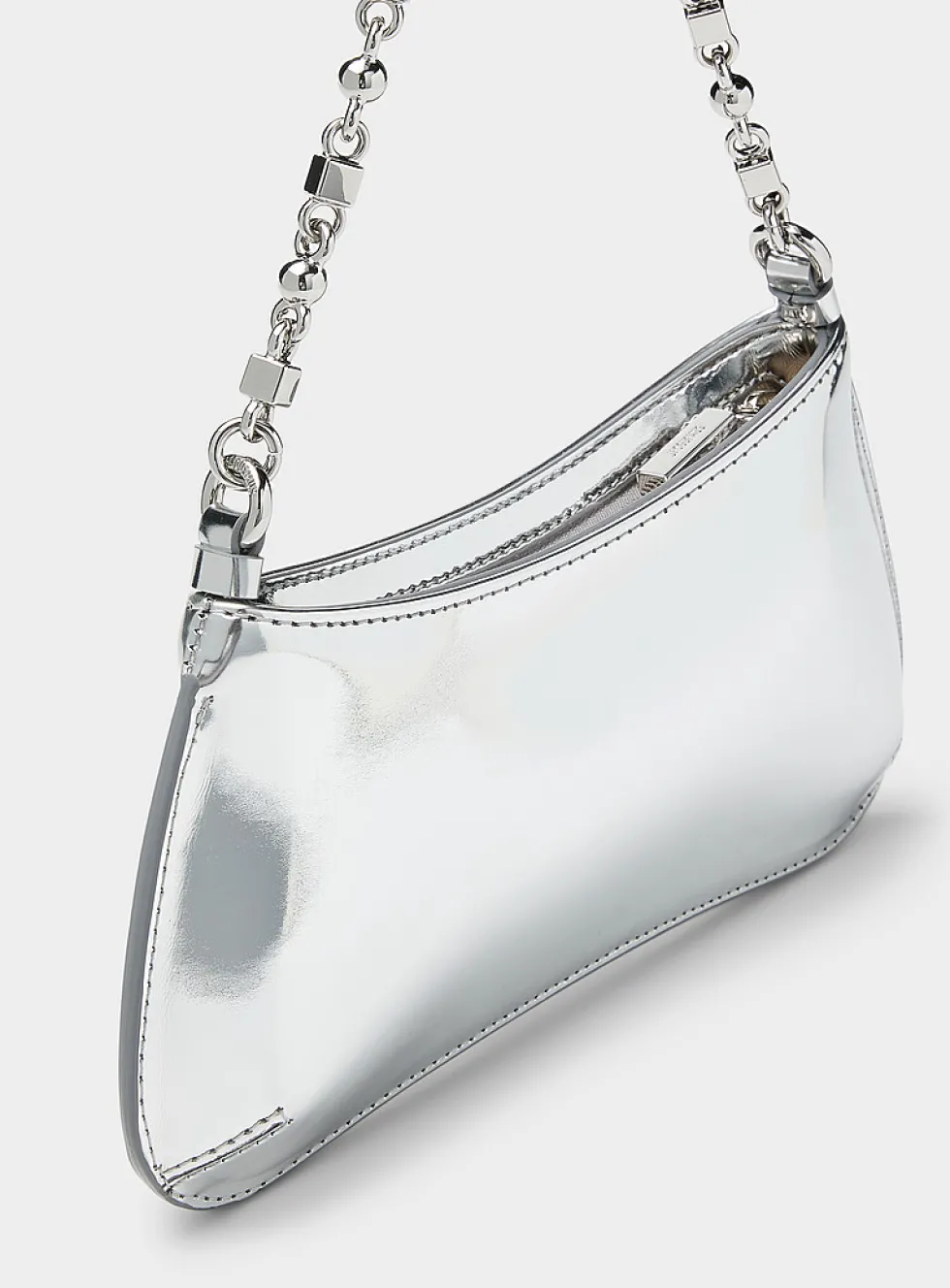 Le Petit Bisou chrome handbag