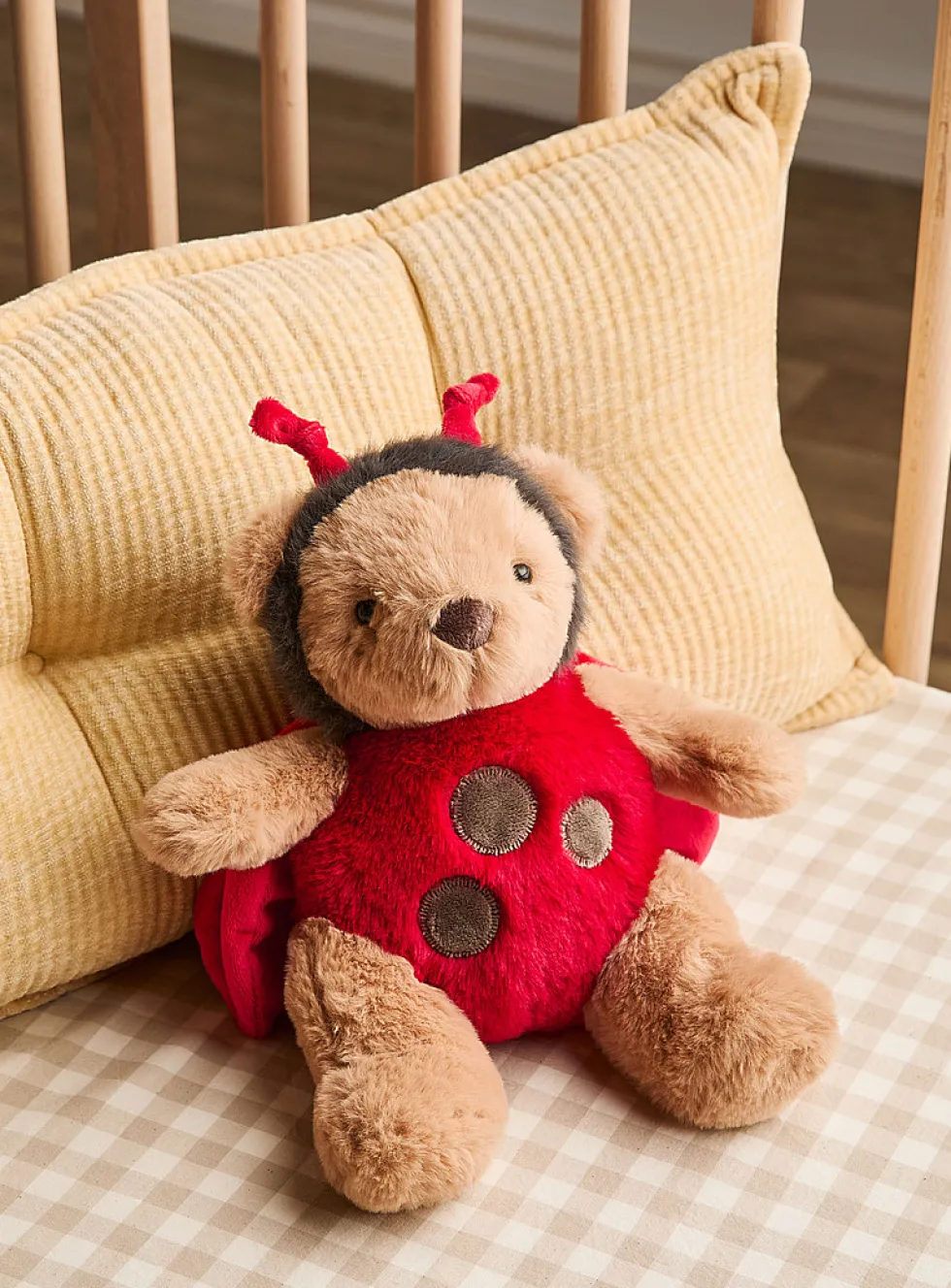 Leah ladybug teddy bear plush