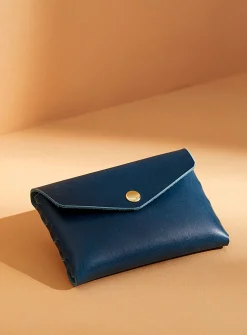 Leather card pocket