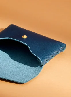 Leather card pocket