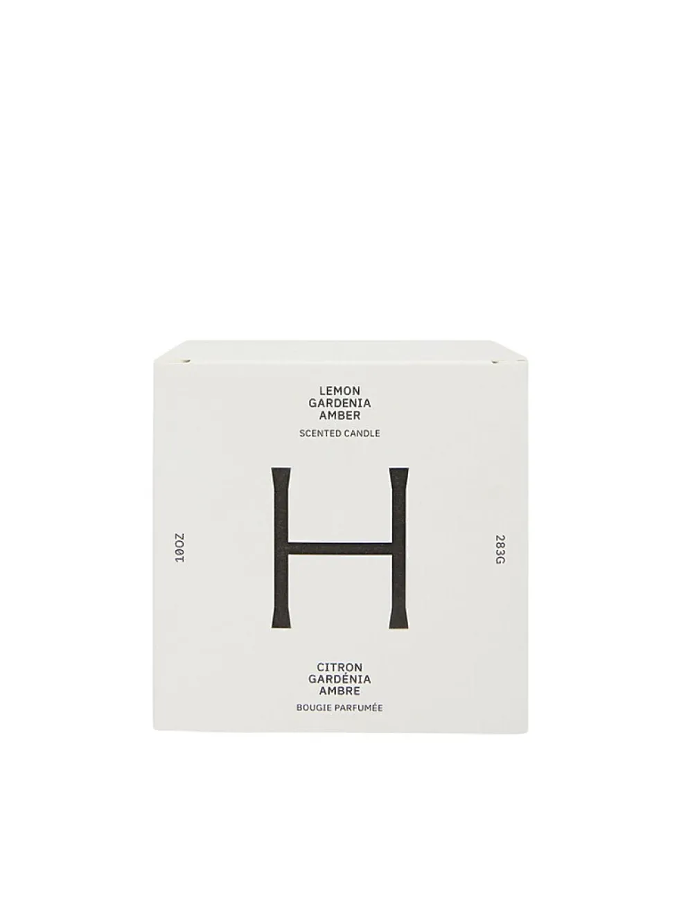 Lemon, gardenia and amber candle