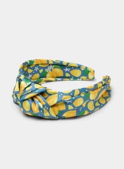 Lemon knotted headband