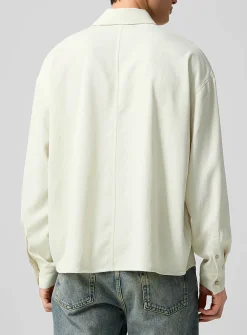 Leo loose flowy twill shirt