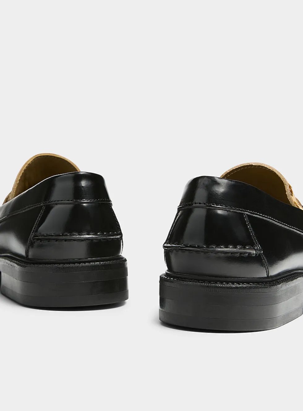 Leopard tassel loafers