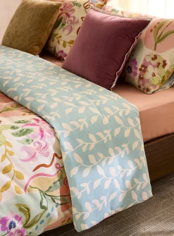 Les Fleurs gentle blooms duvet cover set
