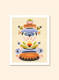 Les méduses art print