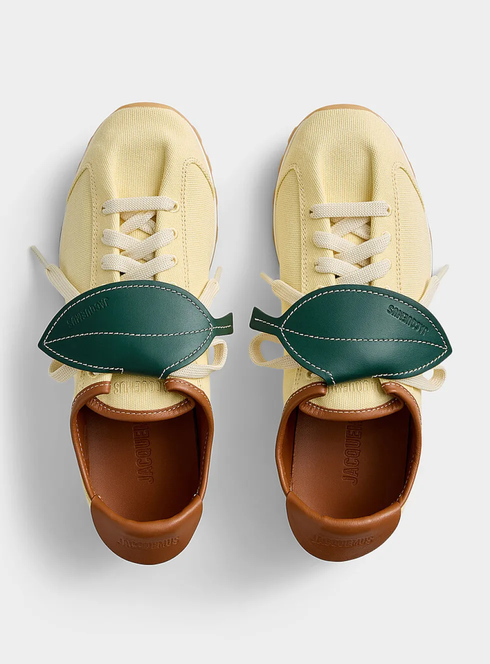 Les Tennis leaf lace-guard sneakers
