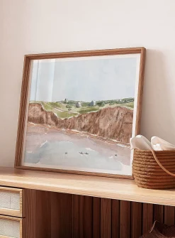 Îles-de-la-Madeleine watercolour poster