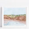 Îles-de-la-Madeleine watercolour poster