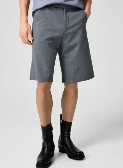 Liam heathered grey Bermuda short