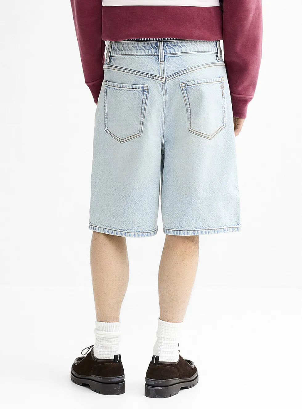 Light blue 10" jort