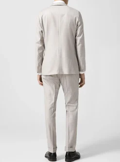 Light grey pinstripe suit