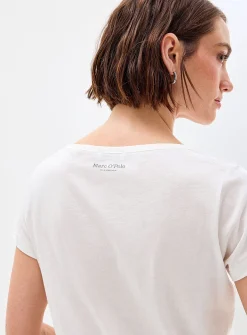 Light jersey floral print T-shirt