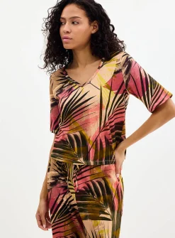 Light linen boxy-fit T-shirt