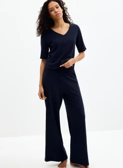 Light linen boxy-fit T-shirt