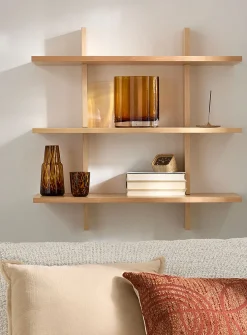 Light wool triple wall shelf