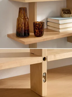 Light wool triple wall shelf