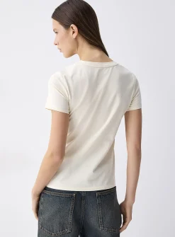 Lightweight jersey crew-neck tee
