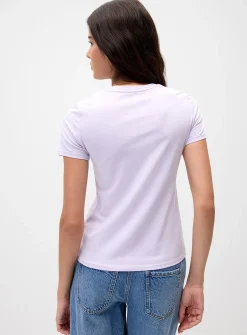 Lightweight jersey crew-neck tee
