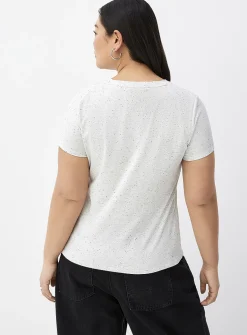 Lightweight jersey crew-neck tee
