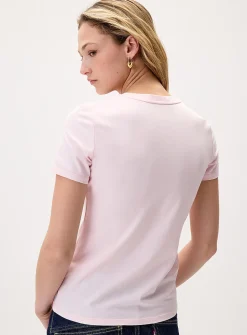 Lightweight jersey crew-neck tee