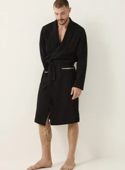 Lightweight jersey robe