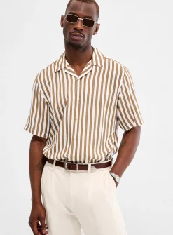 Lightweight nautical stripe shirt