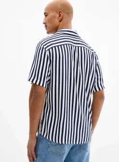 Lightweight nautical stripe shirt