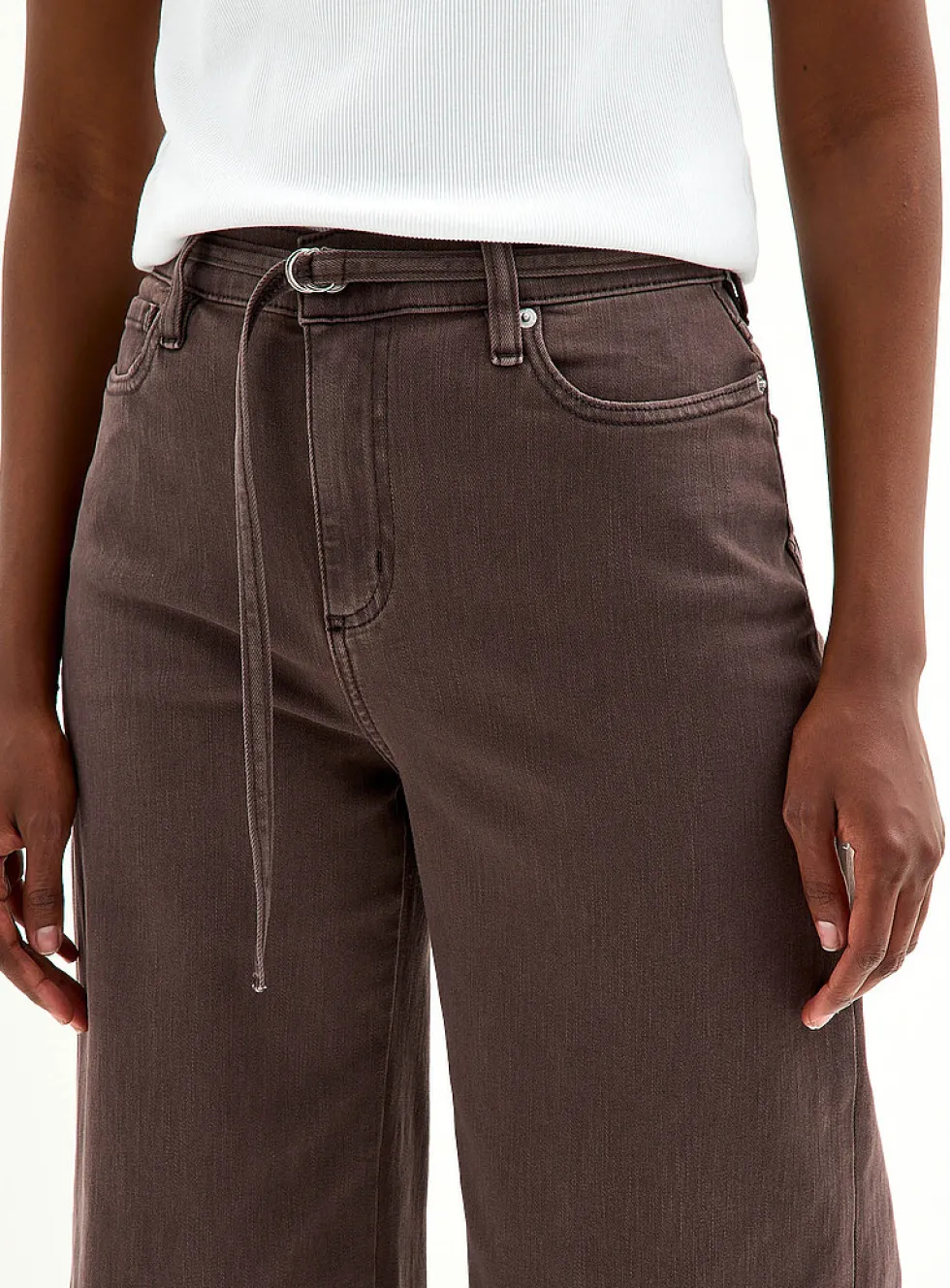 Lily Short cropped coloured jean