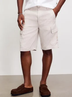 Linen cargo Bermudas