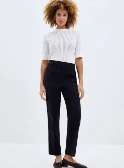 Linen-cotton blend Universal pant