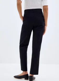 Linen-cotton blend Universal pant