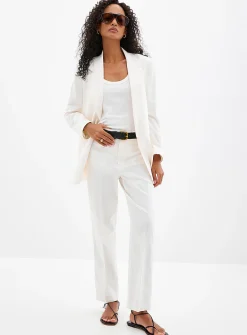 Linen-cotton blend Universal pant