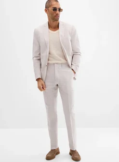 Linen-cotton pant