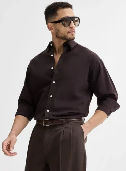 Linen-organic cotton shirt