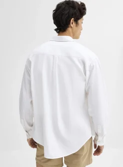Linen-organic cotton shirt