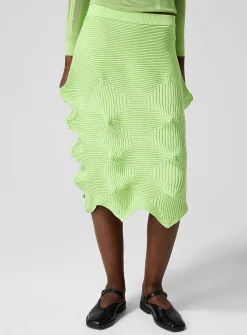 Linkage knit skirt
