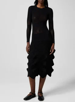 Linkage knit skirt