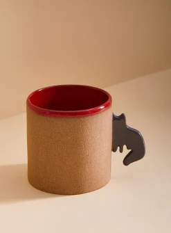 Little cat handle mug