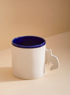 Little cat handle mug