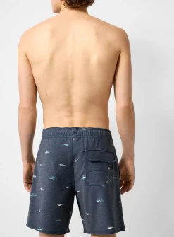 Little fish swim trunk