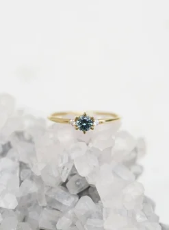 Liv sapphire and diamond ring