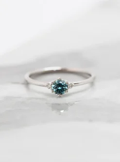 Liv sapphire and diamond ring