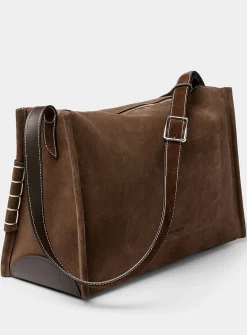 Loafer suede bag