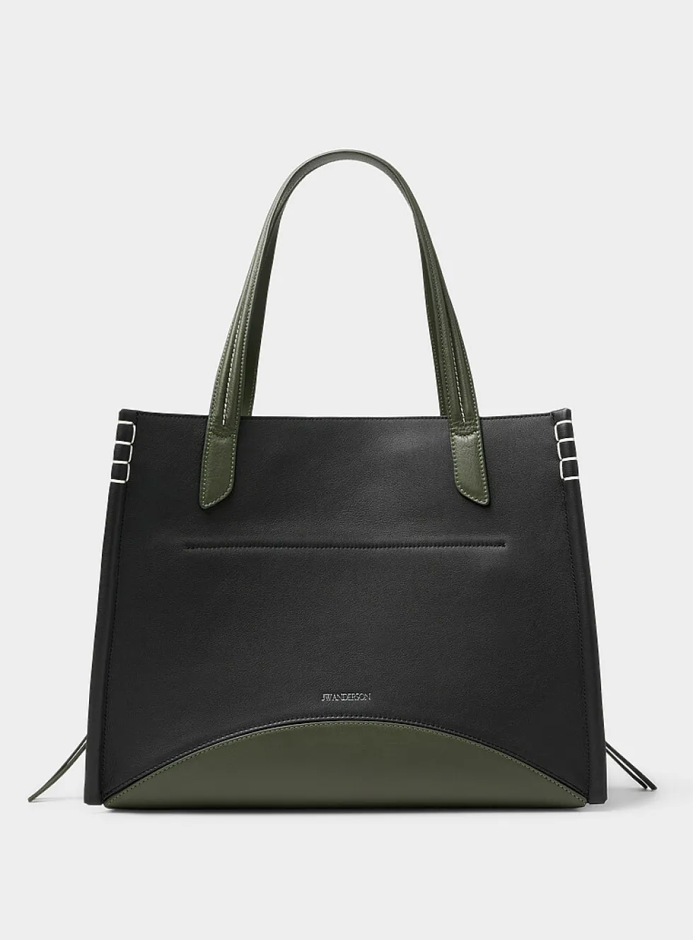 Loafer suede bucket bag